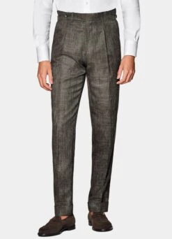 Dark Brown Three-Piece Havana Suit -Cheap US Nice Clothes Store P6404 S 106