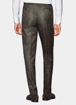 Dark Brown Three-Piece Havana Suit -Cheap US Nice Clothes Store P6404 S 108