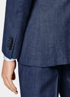 Mid Blue Three-Piece Havana Suit 16 Mid Blue Three-Piece Havana Suit -Cheap US Nice Clothes Store P6406 103