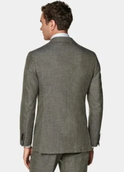 Mid Green Three-Piece Havana Suit -Cheap US Nice Clothes Store P6420 S 105