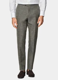 Mid Green Three-Piece Havana Suit -Cheap US Nice Clothes Store P6420 S 106