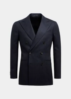 Navy Herringbone Havana Suit -Cheap US Nice Clothes Store P6535 25