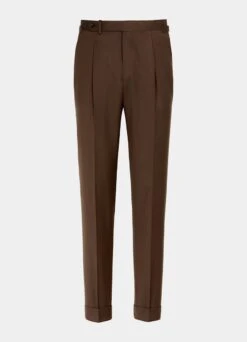 Dark Brown Herringbone Havana Suit 23 Dark Brown Herringbone Havana Suit -Cheap US Nice Clothes Store P6537 28