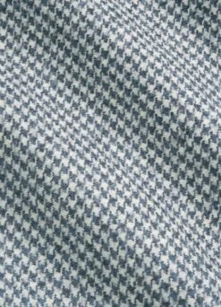 Light Blue Houndstooth Three-Piece Havana Suit -Cheap US Nice Clothes Store P6559 23