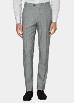 Mid Grey Houndstooth Three-Piece Havana Suit 20 Mid Grey Houndstooth Three-Piece Havana Suit -Cheap US Nice Clothes Store P6585 107