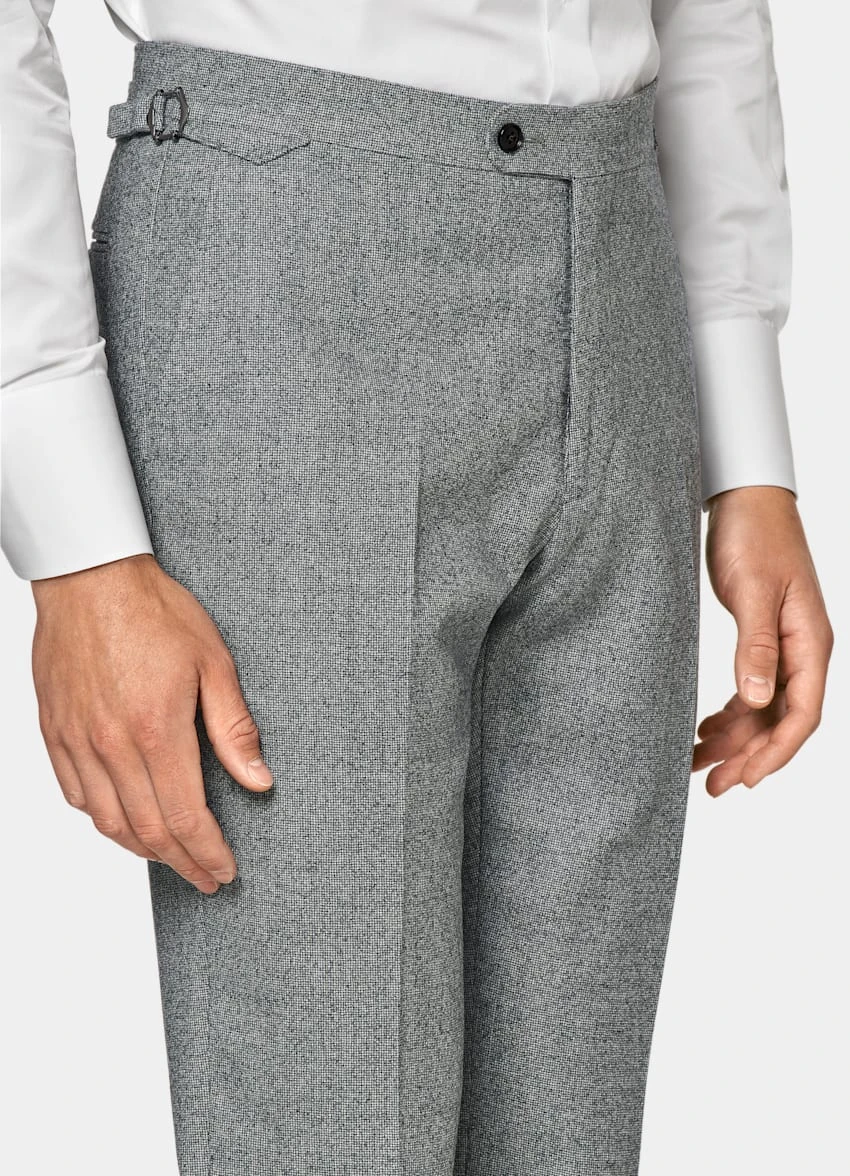 Mid Grey Houndstooth Three-Piece Havana Suit 9 Mid Grey Houndstooth Three-Piece Havana Suit - Image 9