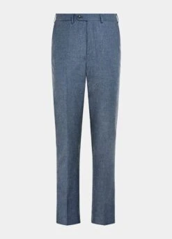 Mid Blue Three-Piece Lazio Suit -Cheap US Nice Clothes Store P6586 28