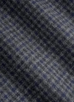 Dark Grey Checked Havana Suit -Cheap US Nice Clothes Store P6592 23