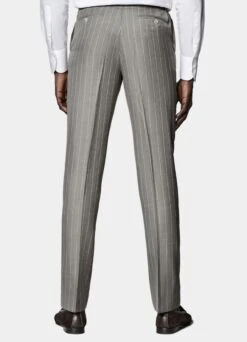 Taupe Striped Havana Suit -Cheap US Nice Clothes Store P6638 108