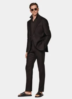 Dark Brown Roma Suit -Cheap US Nice Clothes Store P6647 124