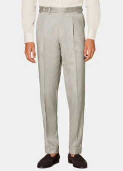 Sand Herringbone Havana Suit -Cheap US Nice Clothes Store P6650 106