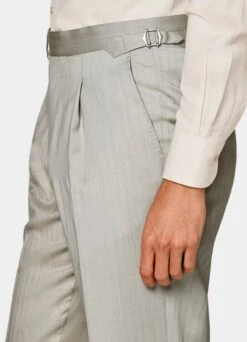 Sand Herringbone Havana Suit -Cheap US Nice Clothes Store P6650 107