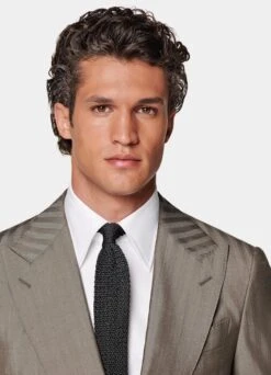 Taupe Herringbone Perennial Havana Suit