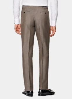 Taupe Herringbone Perennial Havana Suit -Cheap US Nice Clothes Store P6651 108