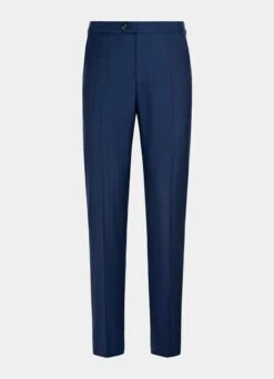 Mid Blue Herringbone Perennial Havana Suit -Cheap US Nice Clothes Store P6652 28