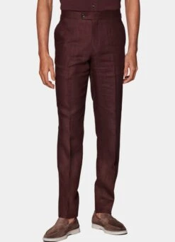 Burgundy Havana Suit -Cheap US Nice Clothes Store P6681 106