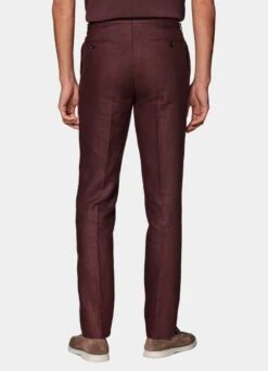 Burgundy Havana Suit -Cheap US Nice Clothes Store P6681 108