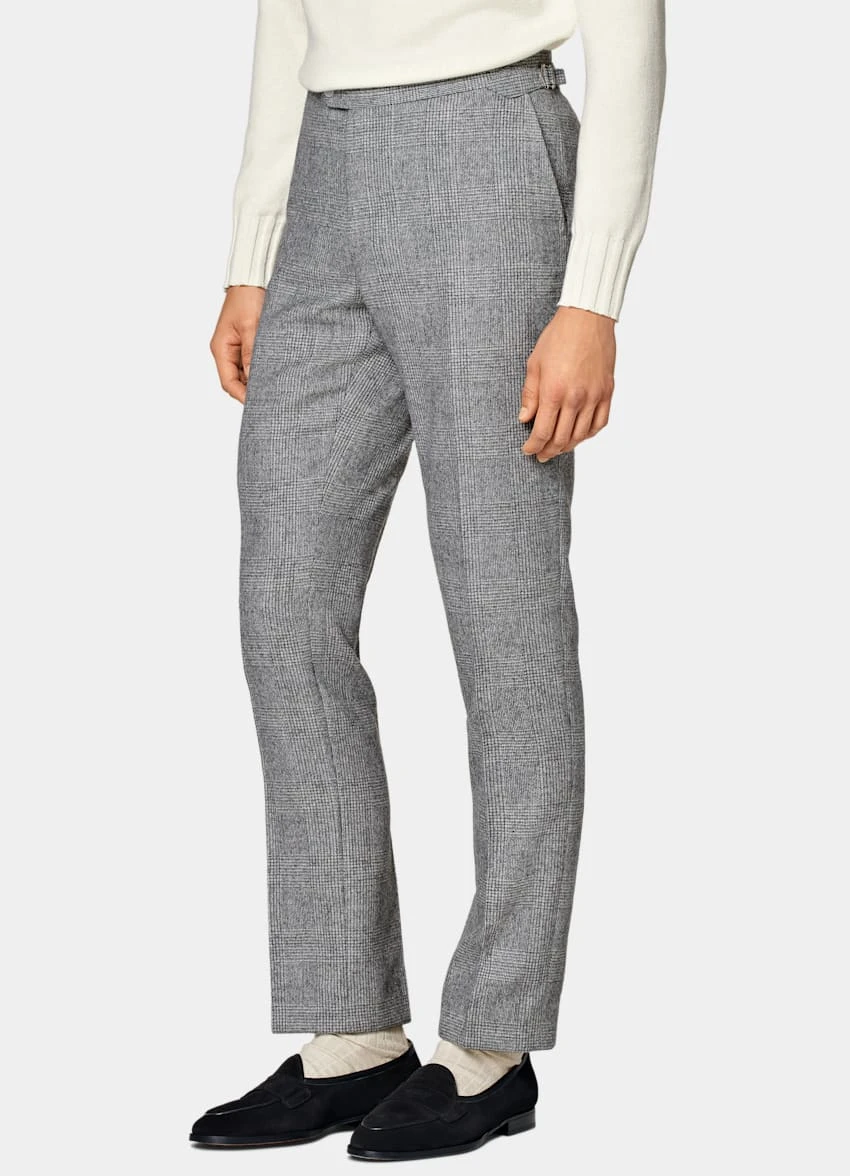 Light Grey Checked Havana Suit 7 Light Grey Checked Havana Suit - Image 7