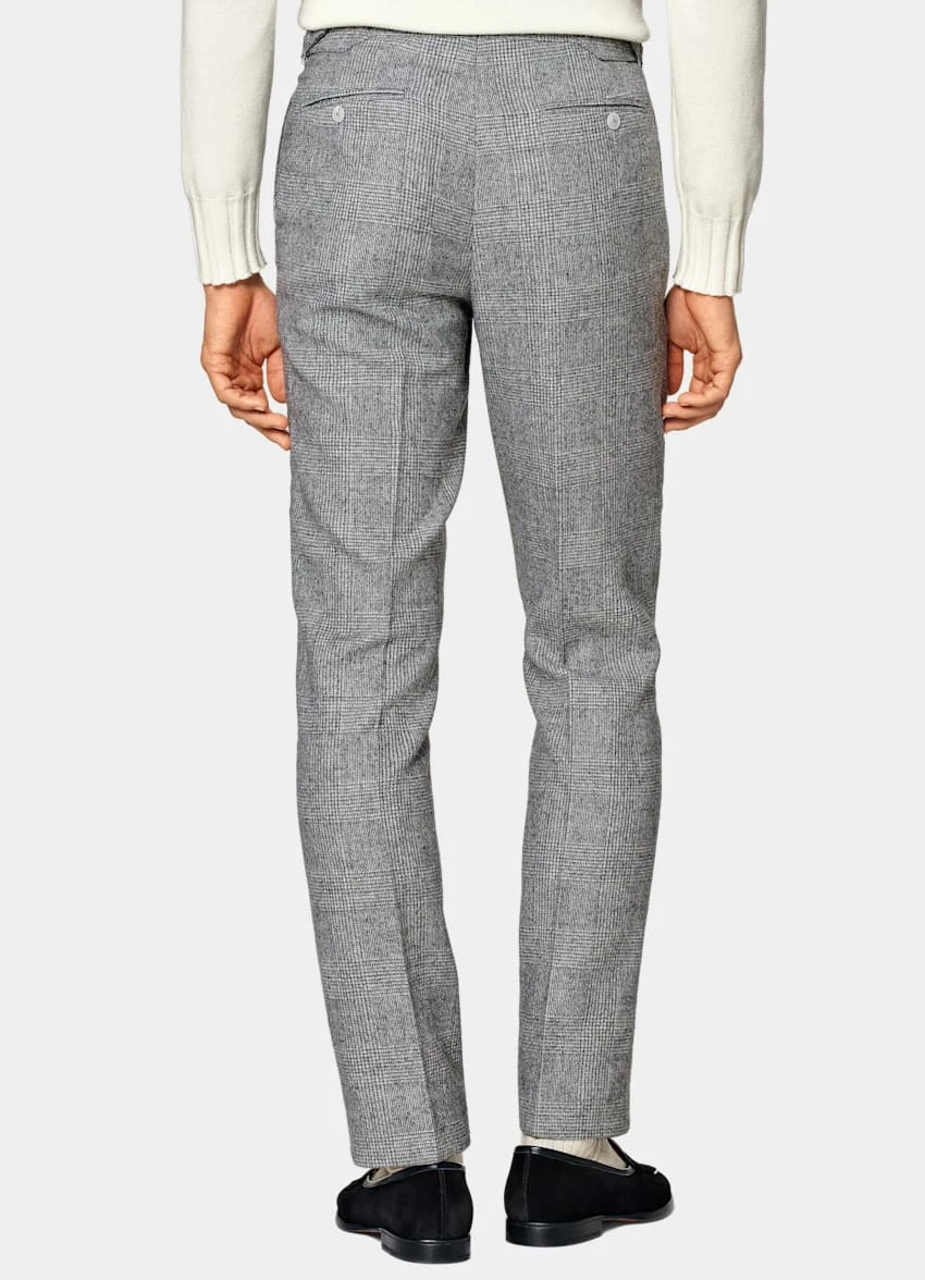 Light Grey Checked Havana Suit 9 Light Grey Checked Havana Suit - Image 9