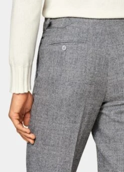 Light Grey Checked Havana Suit 22 Light Grey Checked Havana Suit -Cheap US Nice Clothes Store P6725 109