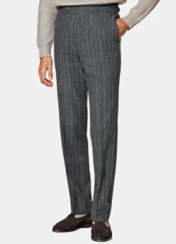 Dark Grey Striped Milano Suit -Cheap US Nice Clothes Store P6726 106