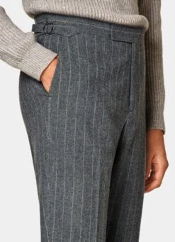 Dark Grey Striped Milano Suit -Cheap US Nice Clothes Store P6726 107