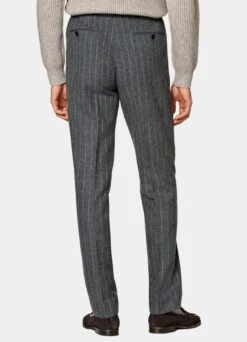 Dark Grey Striped Milano Suit -Cheap US Nice Clothes Store P6726 108