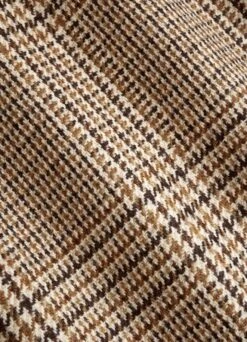 Mid Brown Checked Havana Suit -Cheap US Nice Clothes Store P6727 23