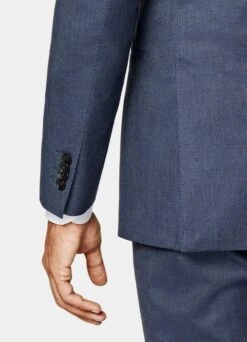 Mid Blue Havana Suit -Cheap US Nice Clothes Store P6736 103