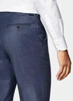 Mid Blue Havana Suit -Cheap US Nice Clothes Store P6736 109