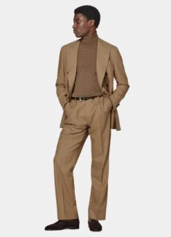 Mid Brown Havana Suit -Cheap US Nice Clothes Store P6740 104