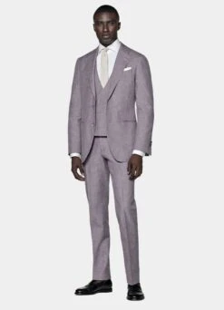 Purple Three-Piece Lazio Suit -Cheap US Nice Clothes Store P7615 S 104