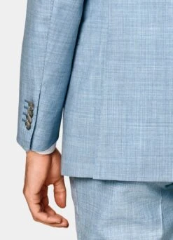 Light Blue Perennial Lazio Suit -Cheap US Nice Clothes Store P8200 103