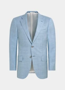 Light Blue Perennial Lazio Suit -Cheap US Nice Clothes Store P8200 25