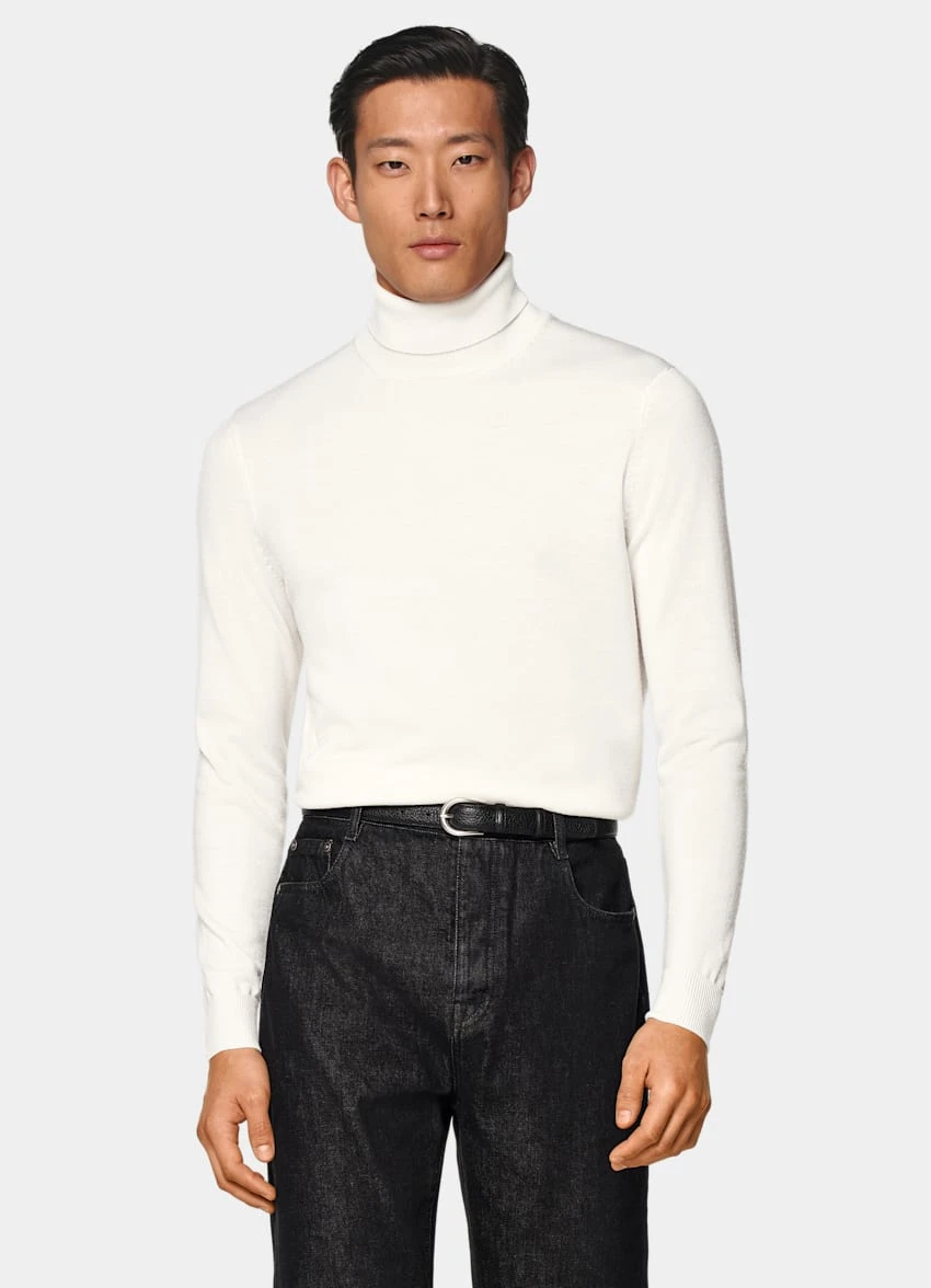 Off-White Turtleneck 2 Off-White Turtleneck - Image 2