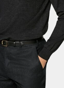 Dark Grey Turtleneck -Cheap US Nice Clothes Store SW1113 103