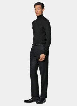 Dark Grey Turtleneck -Cheap US Nice Clothes Store SW1113 104