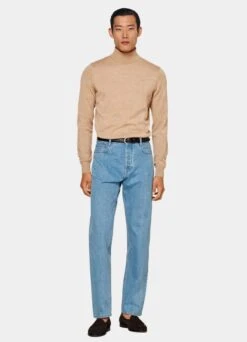 Light Brown Turtleneck -Cheap US Nice Clothes Store SW1125 104