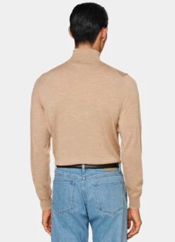 Light Brown Turtleneck -Cheap US Nice Clothes Store SW1125 105