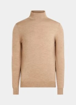 Light Brown Turtleneck -Cheap US Nice Clothes Store SW1125 25