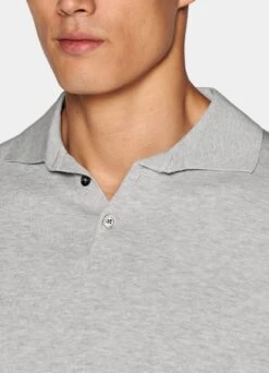 Light Grey Polo Shirt -Cheap US Nice Clothes Store SW1213 103
