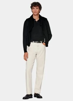 Black Long Sleeve Polo Shirt -Cheap US Nice Clothes Store SW1333 104