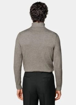 Taupe Turtleneck -Cheap US Nice Clothes Store SW1512 105