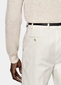 Light Brown Ribbed Long Sleeve Buttonless Polo Shirt -Cheap US Nice Clothes Store SW1530 103