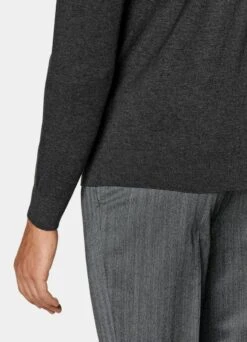 Dark Grey V-Neck -Cheap US Nice Clothes Store SW1556 103