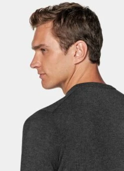 Dark Grey V-Neck -Cheap US Nice Clothes Store SW1556 105