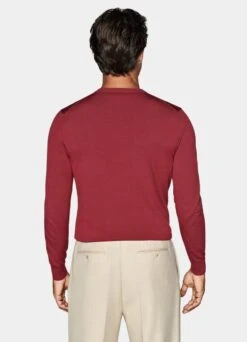 Red Crewneck 11 Red Crewneck -Cheap US Nice Clothes Store SW1616 105