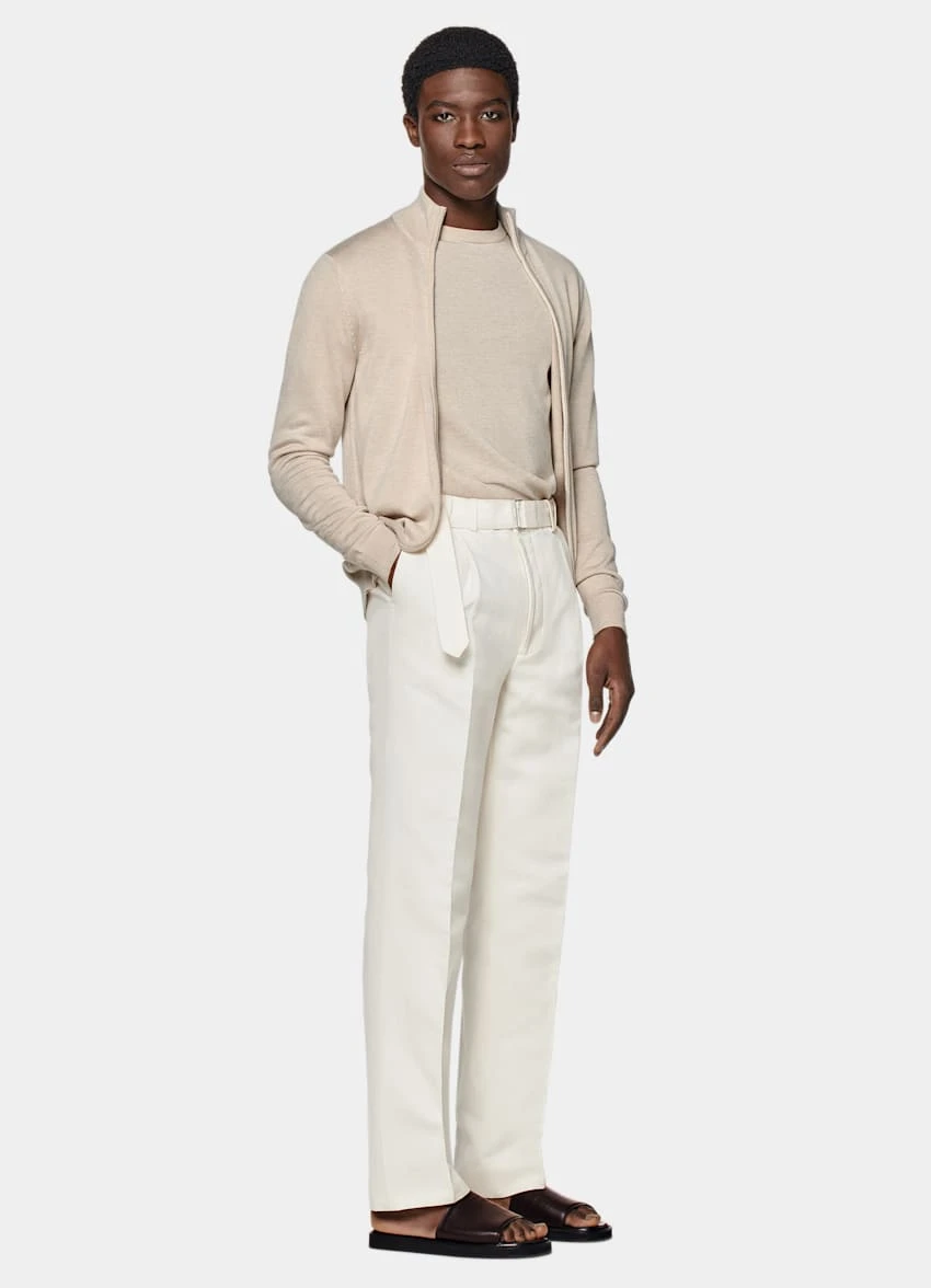 Sand Zip Cardigan 4 Sand Zip Cardigan - Image 4