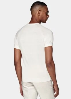 White Short Sleeve Crewneck -Cheap US Nice Clothes Store SW1633 135