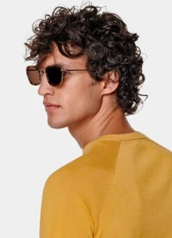 Yellow Short Sleeve Crewneck 9 Yellow Short Sleeve Crewneck -Cheap US Nice Clothes Store SW1635 103